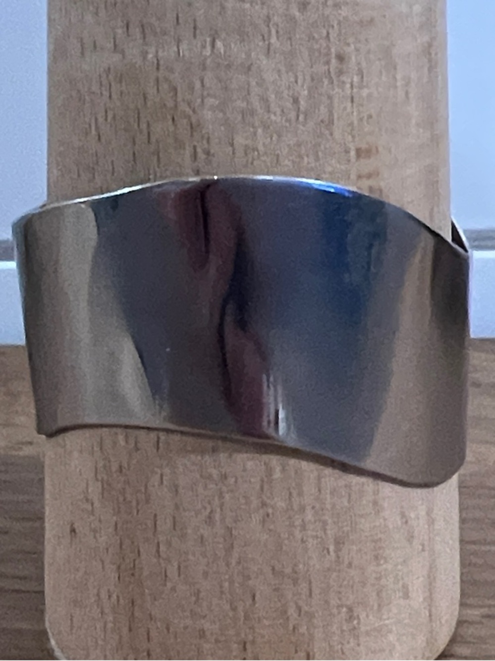 Rare Vintage Italian Designer Boutique 925 Sterling Silver Cuff Bracelet - Picture 7 of 8